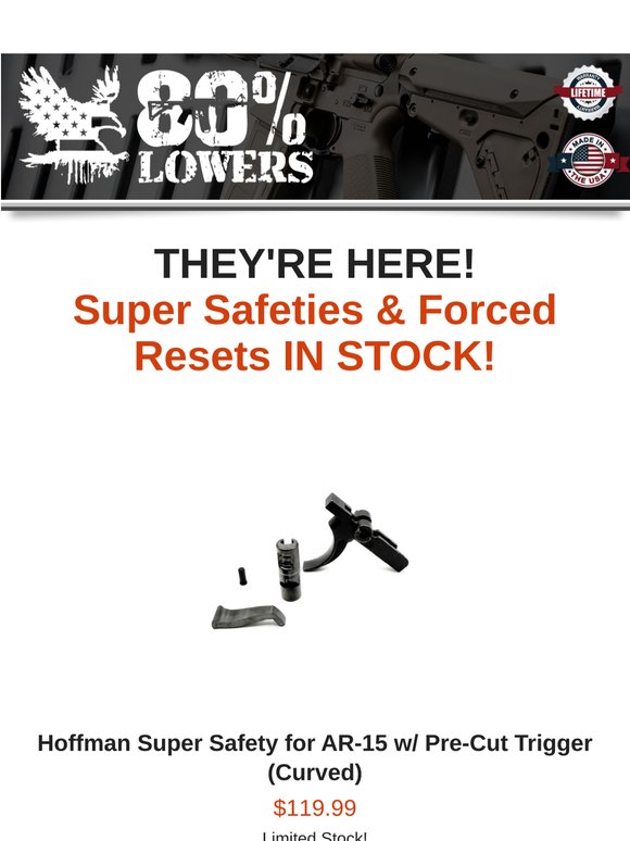 🚨 Super Safeties & Forced Resets IN STOCK NOW! ⚠️