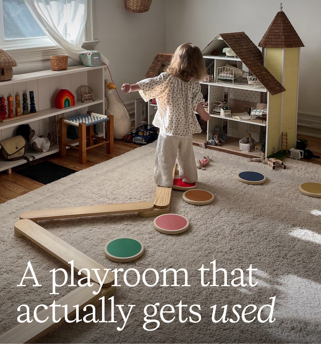 A playroom that actually gets used