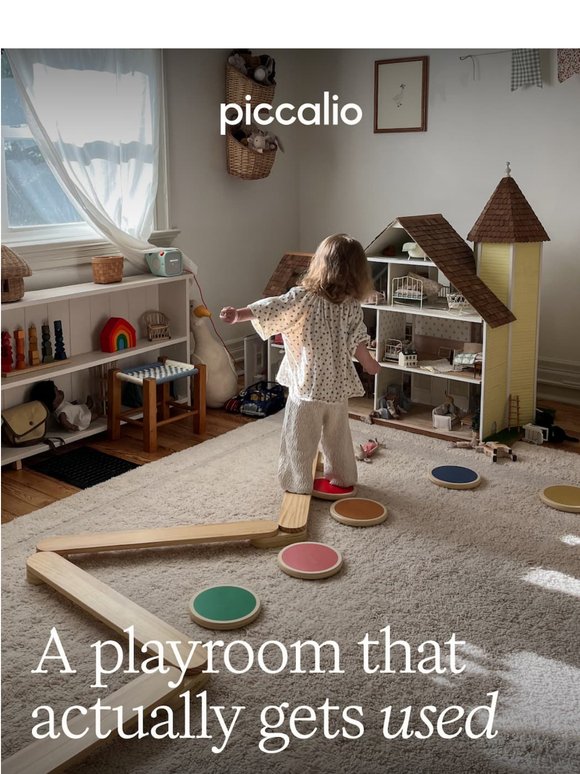 A playroom that actually gets used