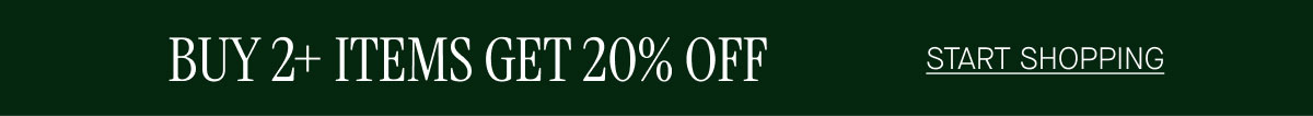 BUY 2 + GET 20% OFF