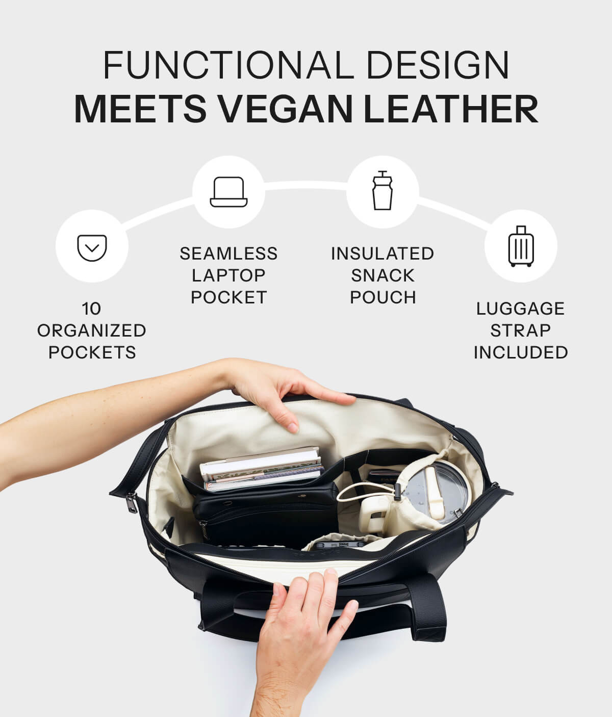 Functional Design Meets Vegan Leather