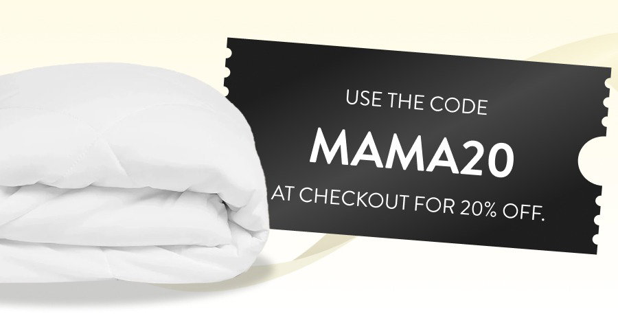 Use the code MAMA20