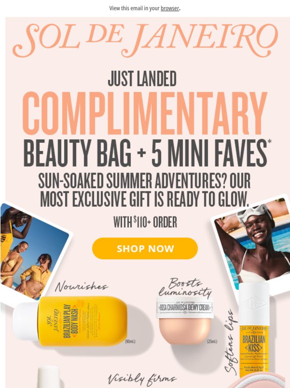 Your summer gift is ready to glow ✈️☀️