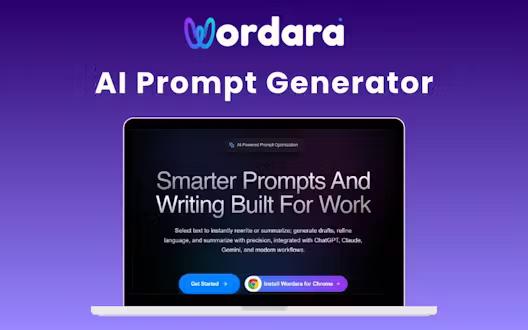 Wordara – AI Prompt Generator | Lifetime Access