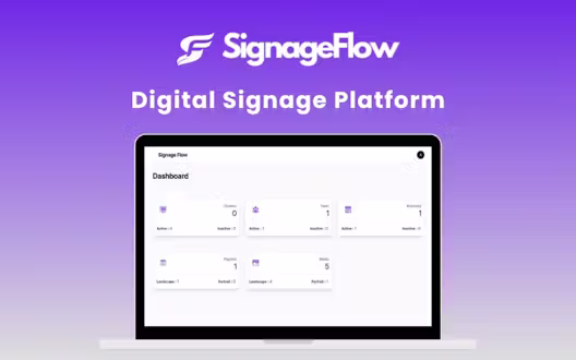 SignageFlow – Digital Signage Platform | Lifetime Access