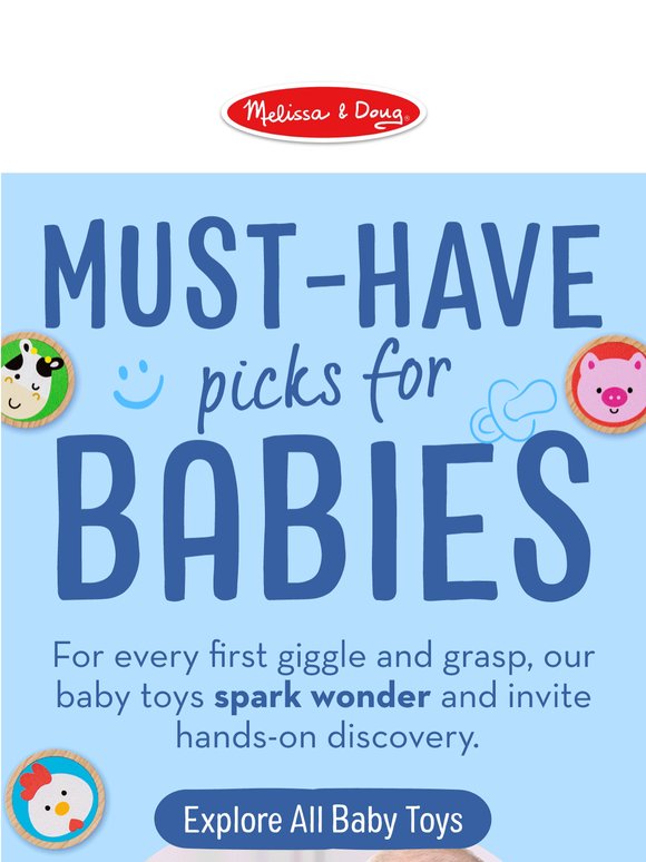 [0-12 Months] Toys for the Tiniest Tots 🍼