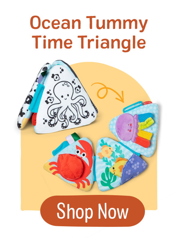 Ocean Tummy Time Triangle - Shop Now