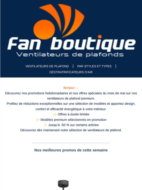 Promotions de la semaine & Soldes de Mai – Découvrez nos meilleures offres