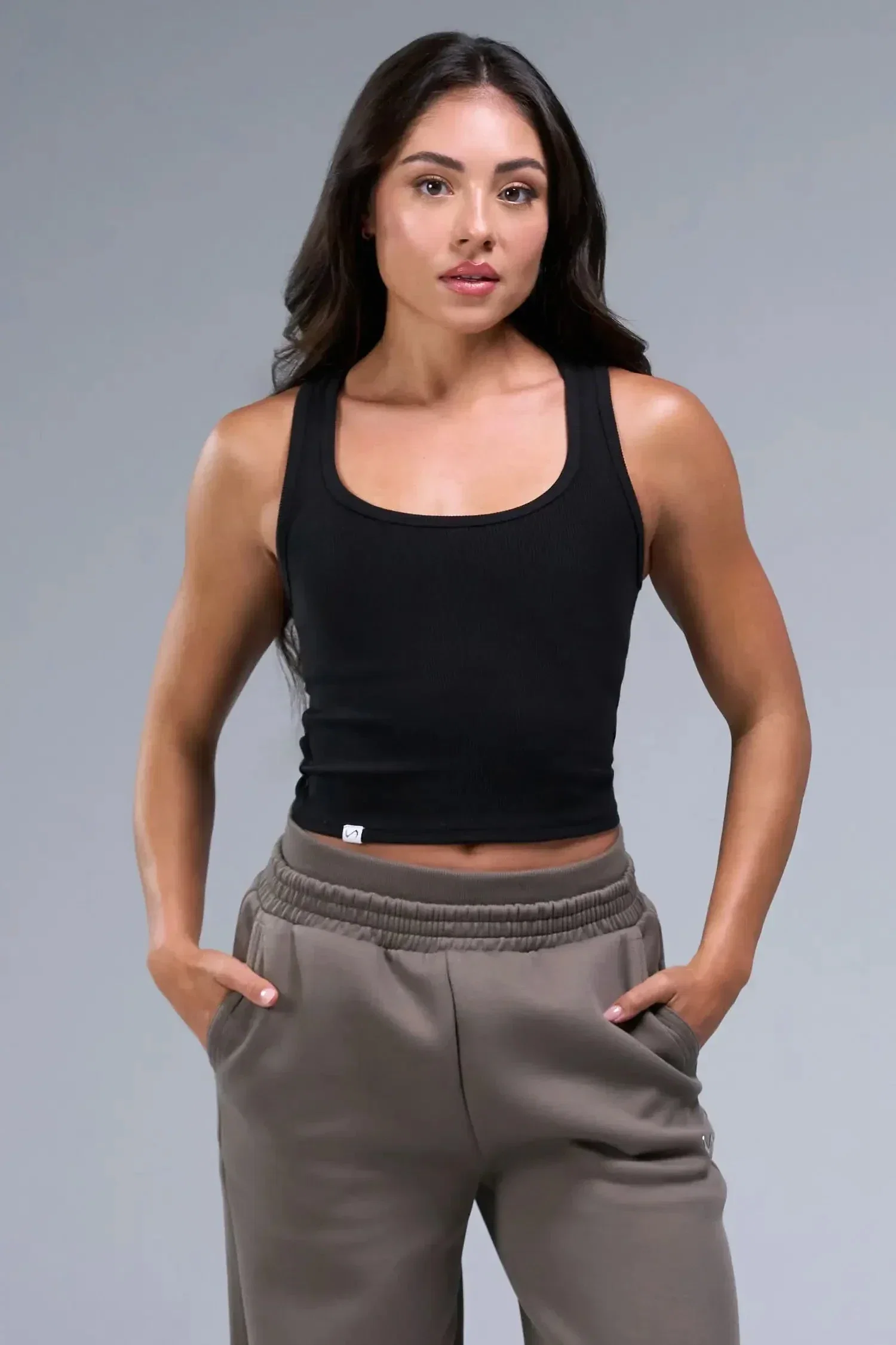 Image of Essential Ribbed Tank Top