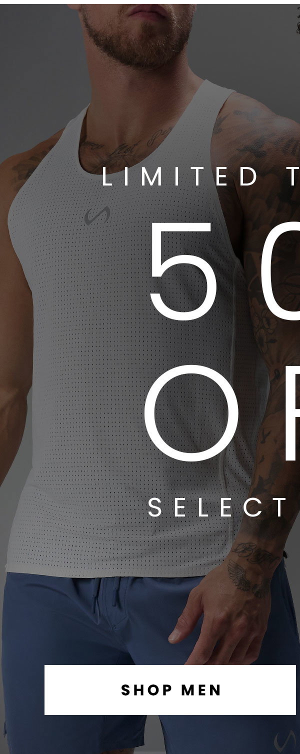 50% Off Select Styles