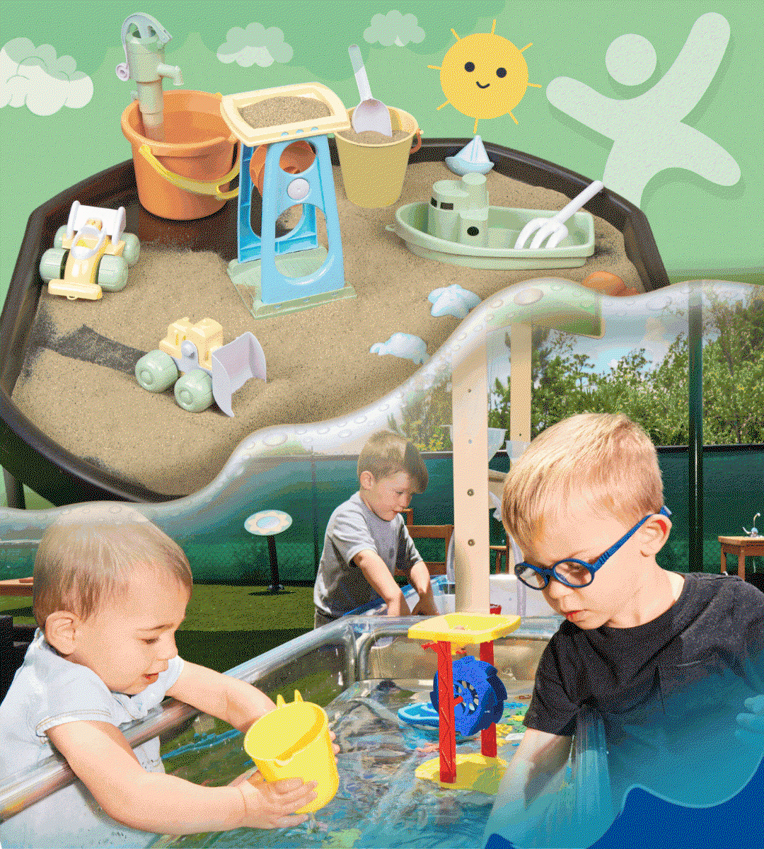 Creartive Play with Sand & Water