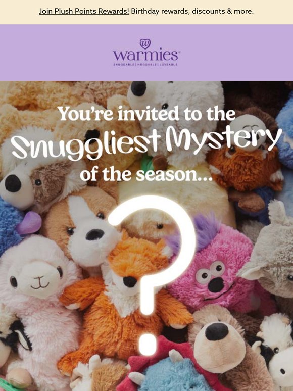 Unlock a FREE full-size Warmies