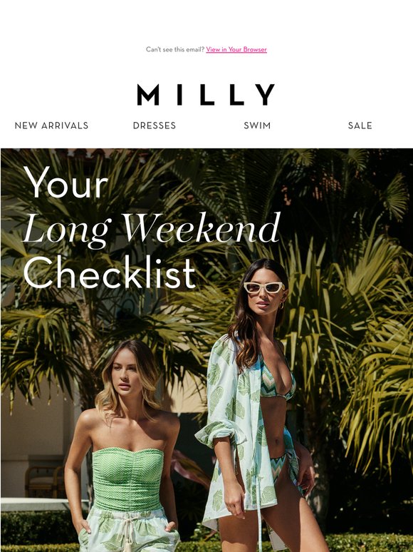 Your Long Weekend Packing List