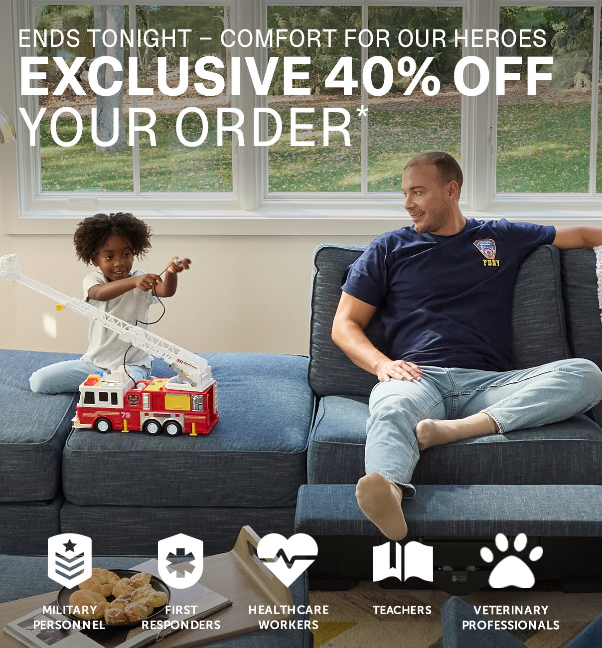 Comfort for Our Heroes | Exclusive 40% Off Your Order