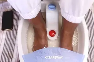 Soaking your feet in vinegar might be the step you’re missing