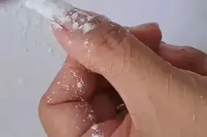 She puts this on her nails — then waits for it to harden
