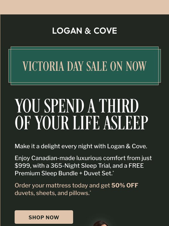 Victoria Day Sale: Luxury Sleep for Less