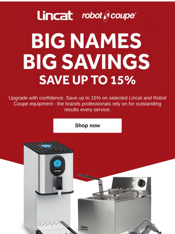 Shop big names and get big savings!