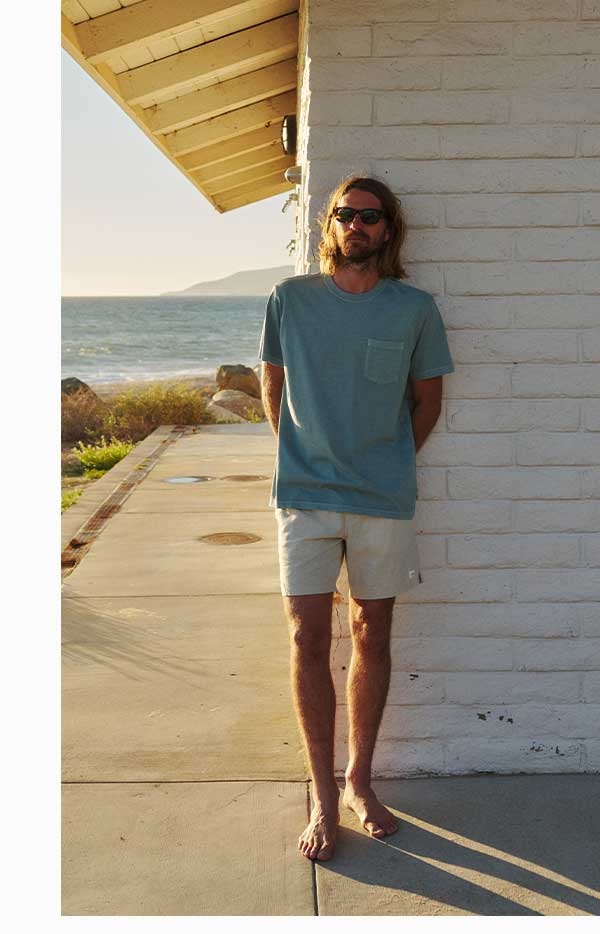 Male model in the Isaiah Local Short