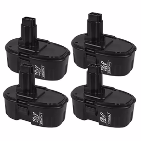 4.8Ah For Dewalt 18V Battery Replacement | DC9099 DW9096 Ni-MH Battery 4 Pack