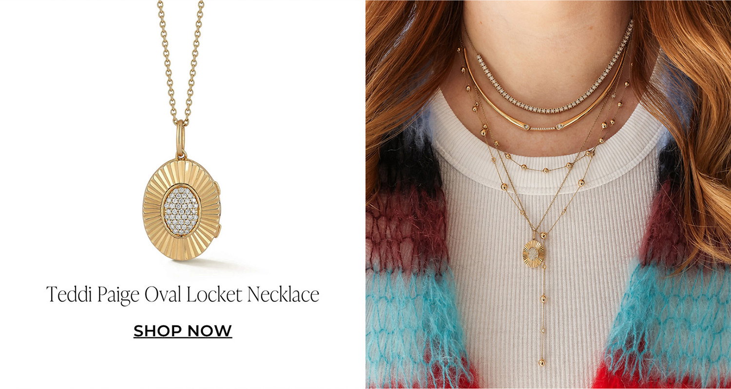 Teddi Paige Oval Locket Necklace | SHOP NOW