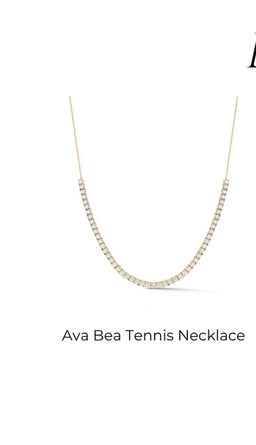 Ava Bea Tennis Necklace
