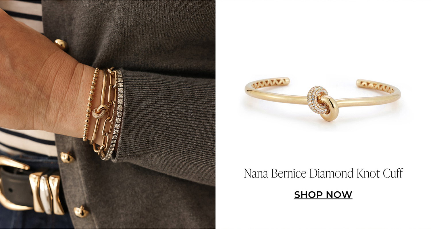 Nana Bernice Diamond Knot Cuff | SHOP NOW