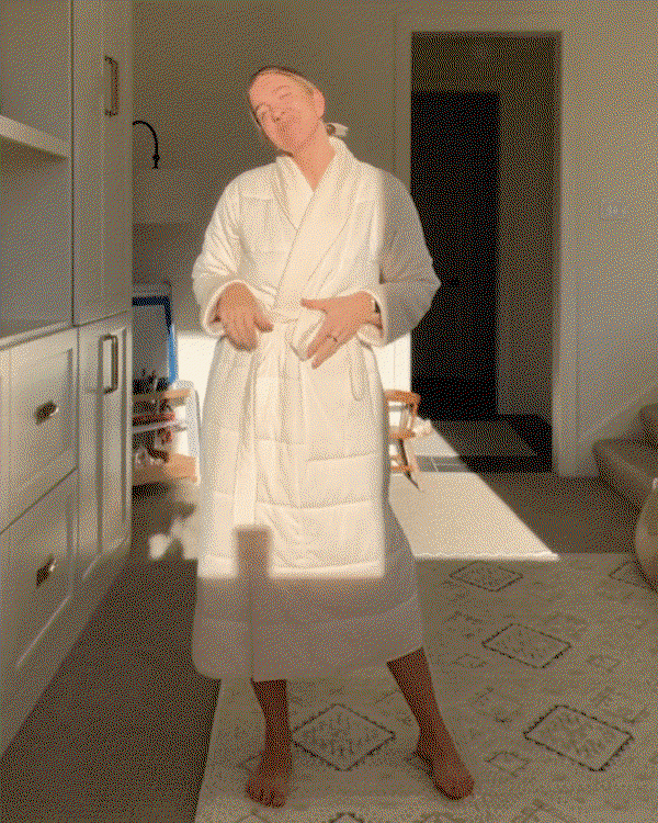 Jenna Kutcher wearing Sierra Robe