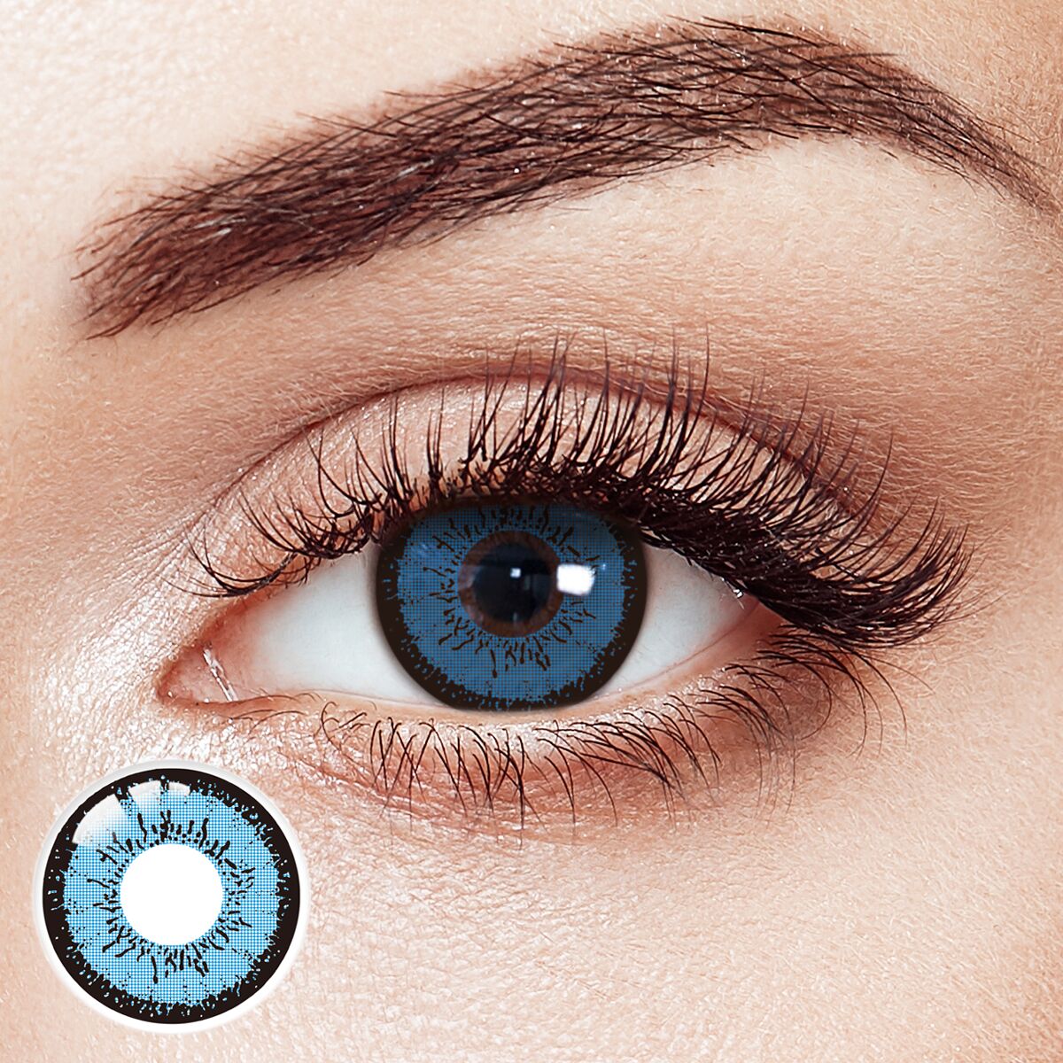 Steel Blue 6 Months Contact Lenses | 2 Pcs