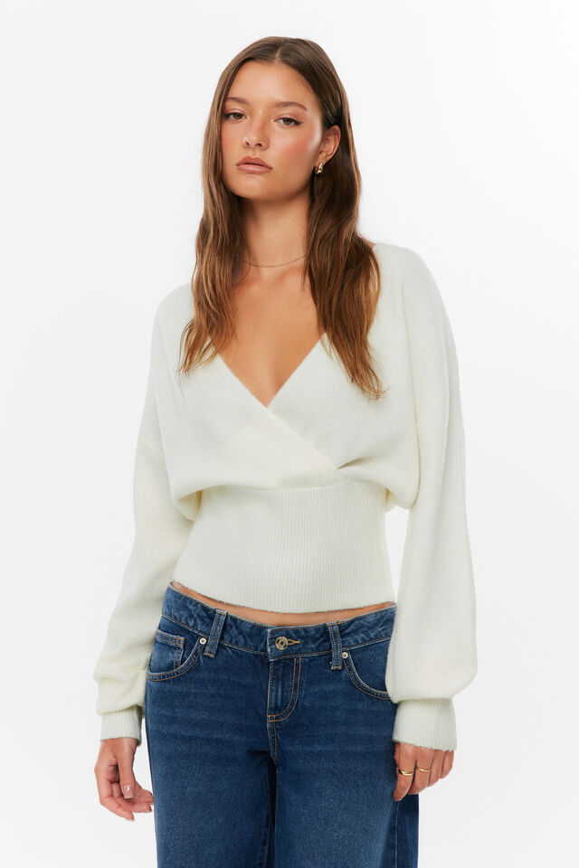 Rachel Wrap Knit Jumper $33.75