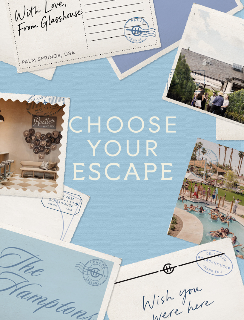 GLASSHOUSE FRAGRANCES. CHOOSE YOUR ESCAPE