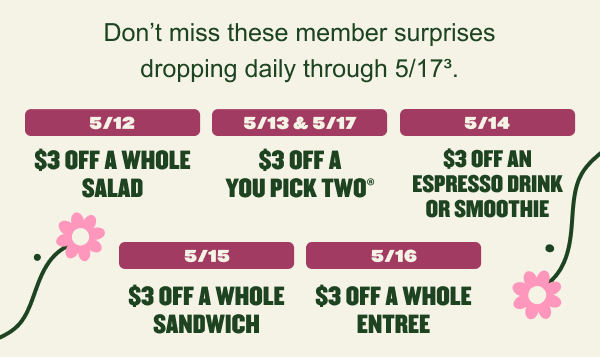 Don't Miss Daily Member Suprises