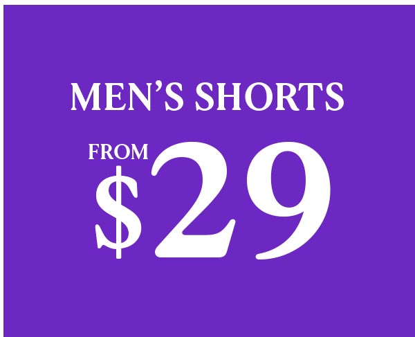 Men's Shorts From $29