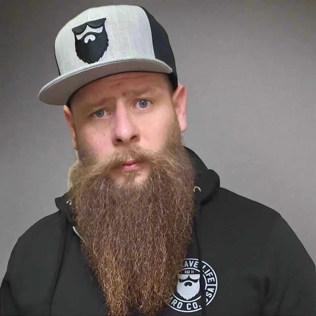 Image of OG Beard Logo Snapback - Heather Grey/Black