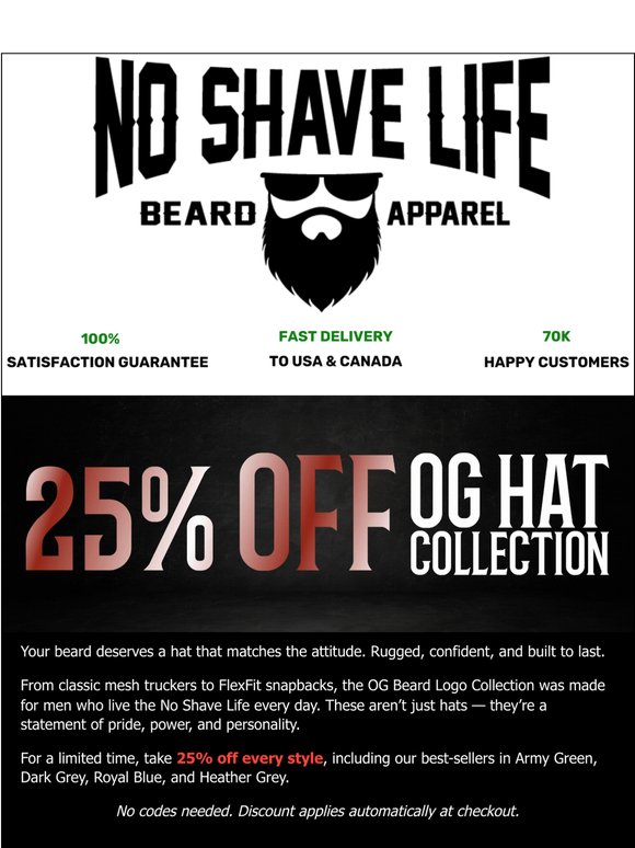 25% OFF the OG Hat Collection