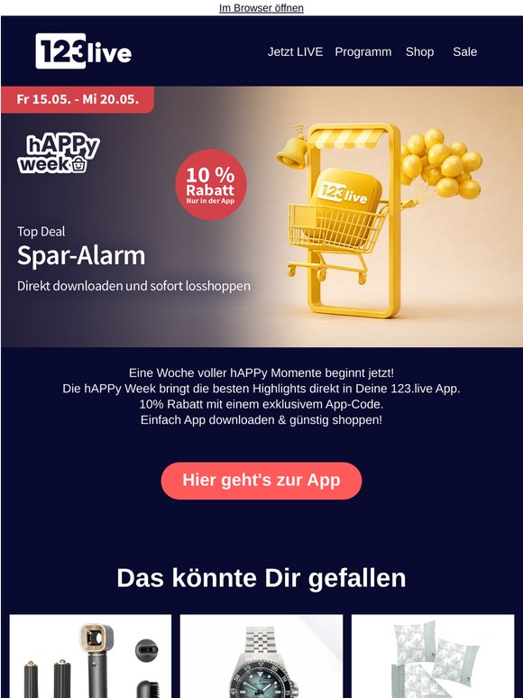 Ab morgen: Wir feiern 6 Tage hAPPy Week 😁