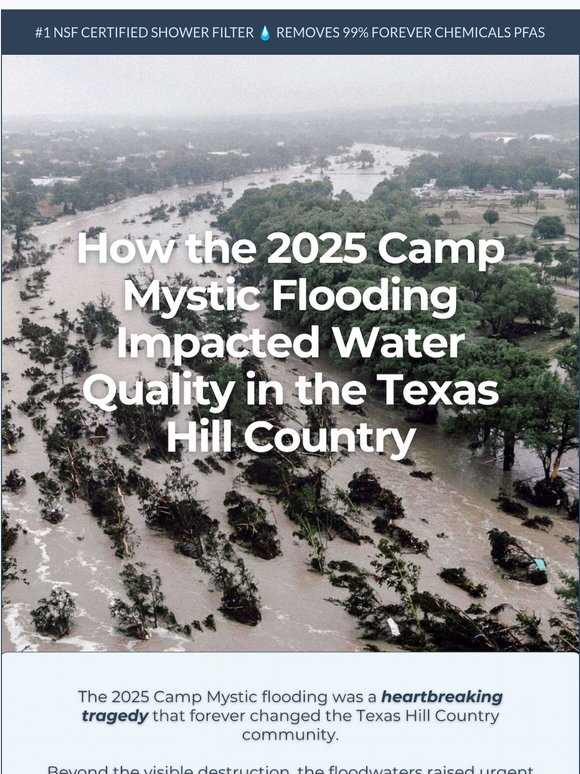 How Major Flooding Affects Drinking Water