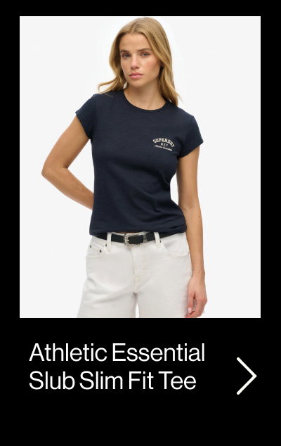 Athletic Essential Slub Slim Fit Tee