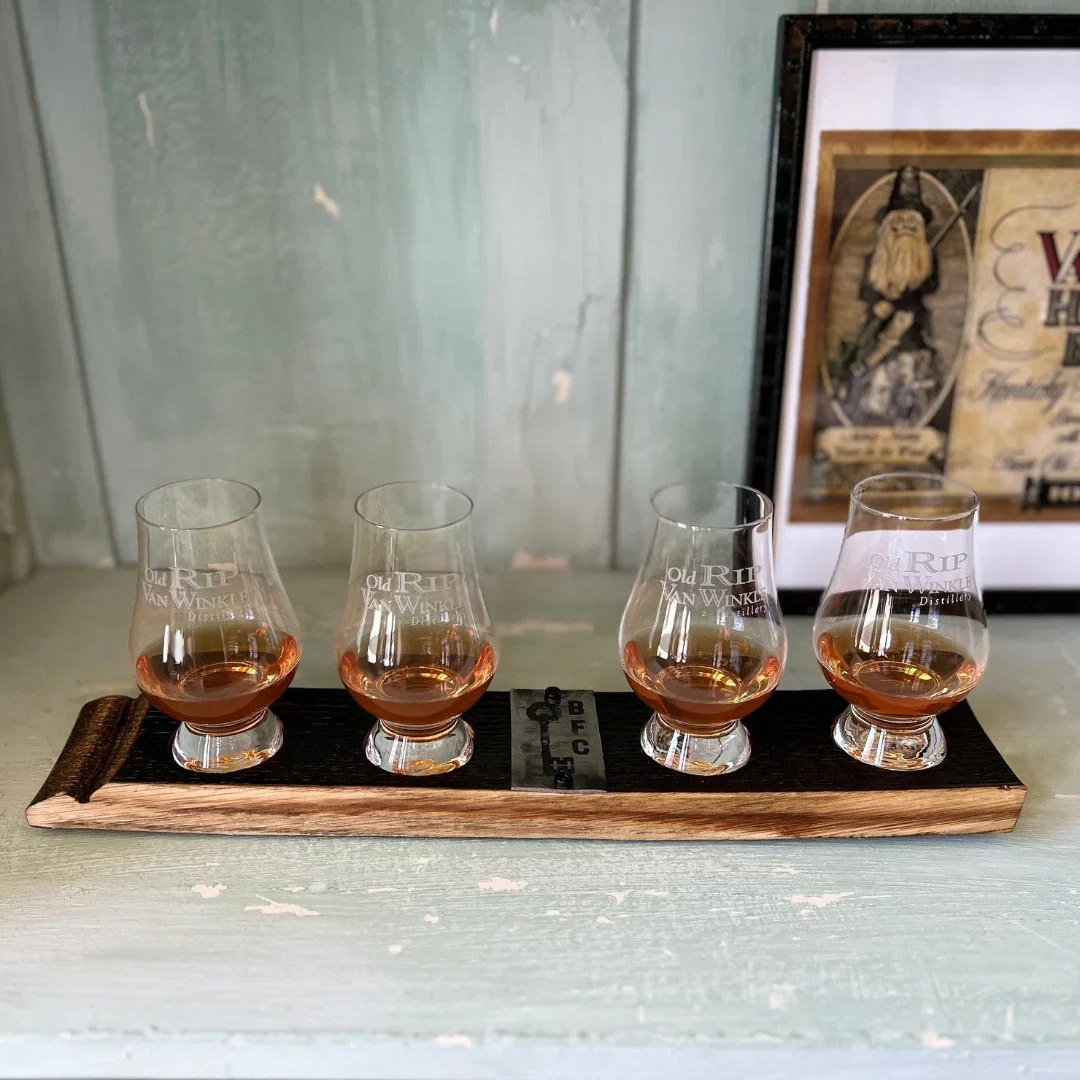 Image of Barrel Stave Tasting Flight with Custom Engraving