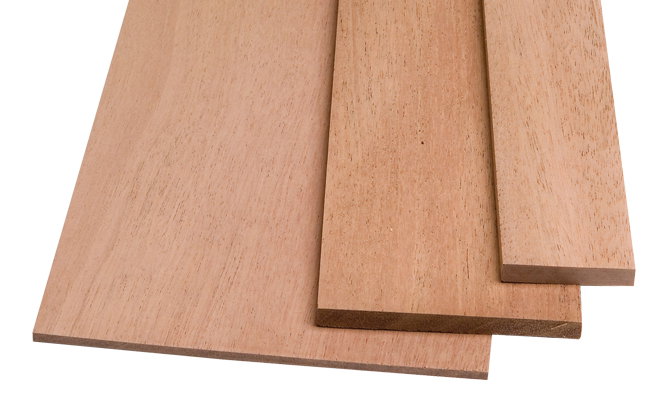 Three pieces of Mahogany Lumber