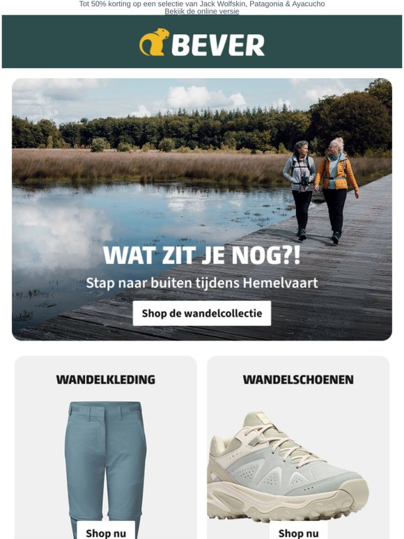 Wat zit je nog?! Stap naar buiten tijdens Hemelvaart