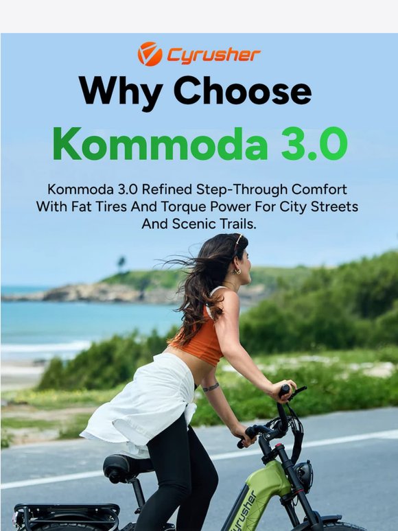 Discover Why Riders Love Kommoda 3.0!