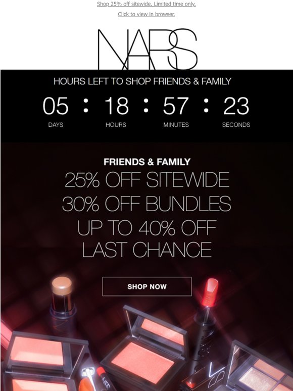Get summer ready with NARS.