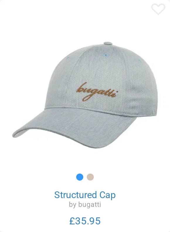 Structured Cap by bugatti