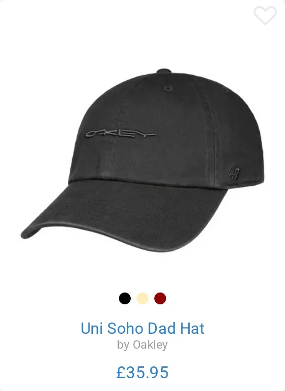 Uni Soho Dad Hat by Oakley