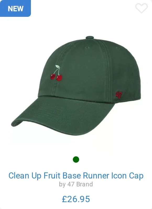 Clean Up Fruit Base Runner Icon Cap by 47 Brand