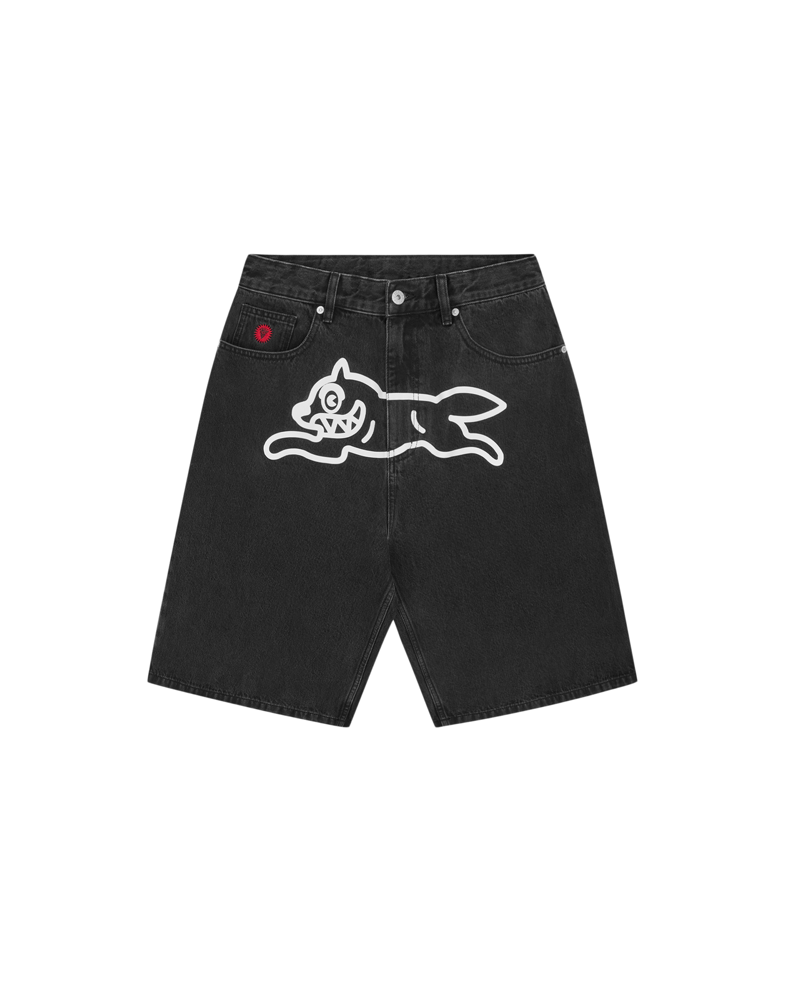 Running dog Triple Scoop Denim Shorts 