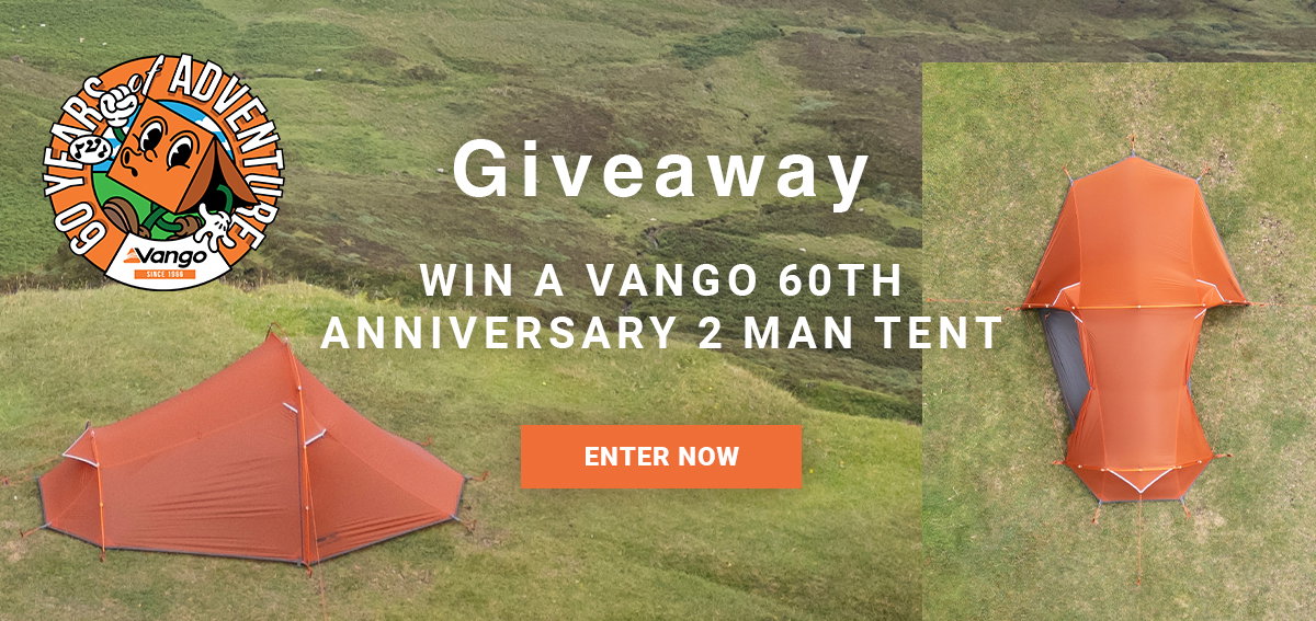 Win a Vango 60th Anniversary 2 Man Tent - Enter Now