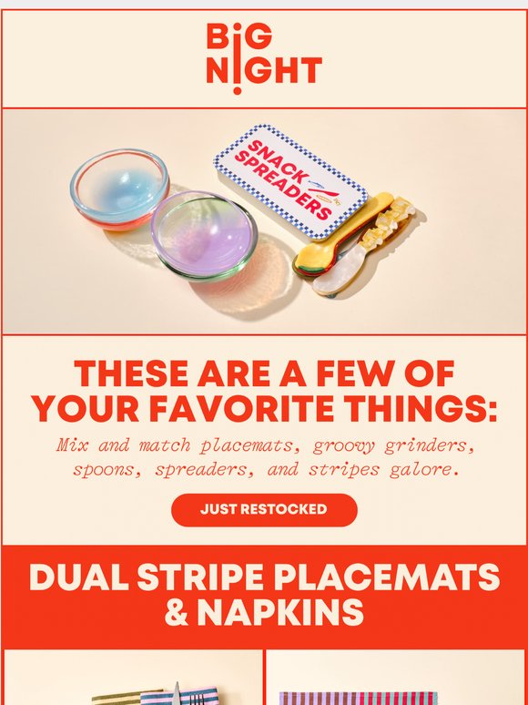 8 restocks you’ve been asking for…