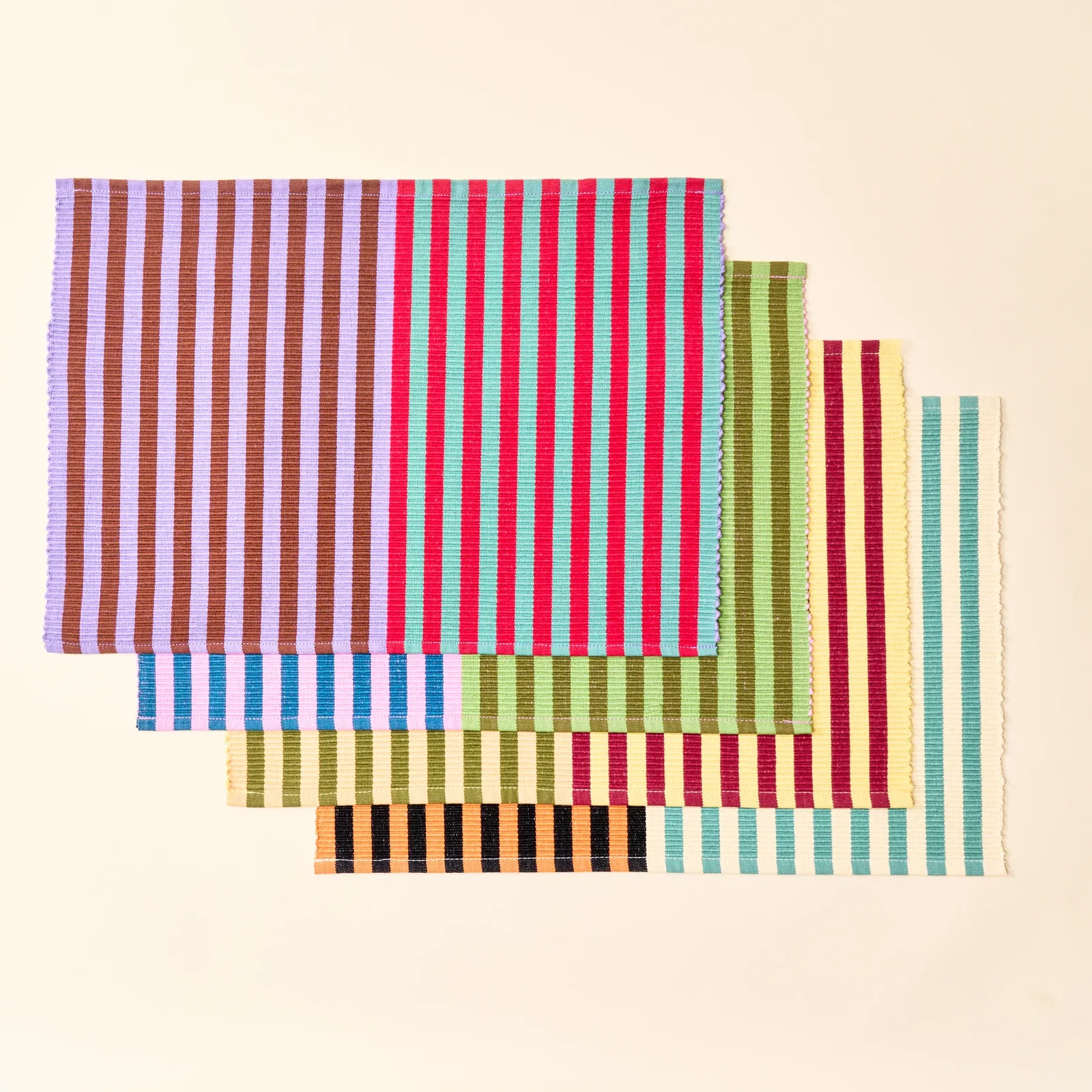 Image of Dual Stripe Placemat Set